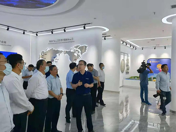 Fuyang municipal Party committee leaders and their delegation visited Pearl hydrogen energy